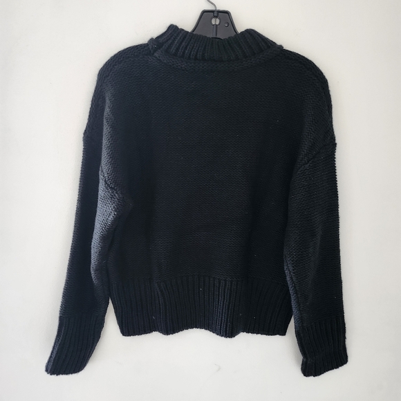 Nwt Deep Self Crewneck Chunky Knit Long Sleeves Sweater Pullover - Picture 5 of 6